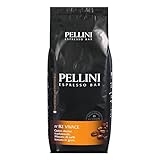 Pellini N.82 Vivace, Kaffeebohnen für Espresso 1 kg, Arabica- und Robusta-Mischung mit Kräftigem und Ausgewogenem Geschmack, Mittlere Röstung