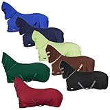 RL24 Abschwitzdecke mit Halsteil und Kreuzgurt (abnehmbar) BASICLINE hellgrün 145cm