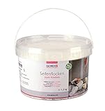 Glorex 6 1600 182 - SoapFix Seifenflocken zum Kneten weiß, 1200 g Eimer, fein geraspelte Seifenstreusel zur Herstellung eigener Seifeng, 100 % vegan