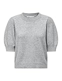 Only Damen Onlrica Life 2/4 Pullover KNT Noos Strickpullover, Light Grey Melange, XS