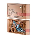 Bikeflip Box Fahrradversandkarton für MTB, E-Bike und Gravel, Stabile Wiederverwendbare Karton, Schneller Aufbau für Reisen und Kuriertransport