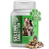 Tierkraft Gelenktabletten für Hunde - Made in Germany - Gelenktabletten Hund mit Grünlippmuschel - Teufelskralle Hund - MSM Hund & Grünlippmuschel Hund - 200 Gelenk- & Knochenschutz Tabletten