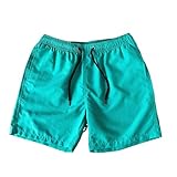 Generisch Badehose Herren Kurz Orange Hosen Swimming Shorts Men Neon Boxer Badeshorts Schwimmhose Schnelltrocknend Boardshorts Strandhose Sommerhose Herren Leicht Running Sportshorts