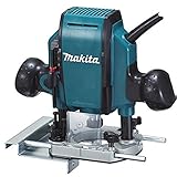 Makita RP0900J Oberfräse 900 W, Blau, Silber, 8 x 210 mm