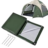 Zeltbodenmatte, Zeltboden, dicke wasserdichte Isolierung für Zeltboden für Camping – faltbarer Zeltfußabdruck, tragbare Überlebensplane für den Außenbereich