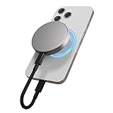 Foewdur Magnetische externe SSD-Festplatte, 512 GB, USB-C-Solid-State-Laufwerke, ultradünne externe SSD, kompatibel mit iPhone 15/16 Pro/Pro Max, iPad, Android, Tablet, Computer, Laptops