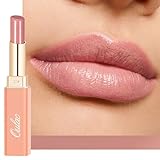 Oulac 2 in1 Lippenstift und Lip Balm, Saftiger und Glänzender Lippenpflege Lippenstift, Geschmeidige und Hydratisierte Lippen, Glänzendes Finish für Trockene & Rissige Lippen, Vegan (14) Tenderness