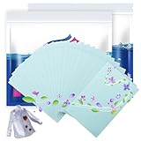 100 Stück Waschmittel Blätter, Waschmittelblätter, Waschblätter für die Waschmaschine, Eco Waschstreifen für Alle Wäschen, Perfekt als Reisewaschmittel