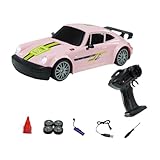 predolo 4WD-Spielzeug-Fernsteuerungsauto, RC-Autos, Spielzeug für Kinder, Geschenke, Spielset, Hochgeschwindigkeits-Drifts, RC-Auto für Kinder ab 3 Jahren, ROSA