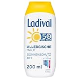 Ladival Allergische Haut Sonnenschutz Gel LSF 50+ – Parfümfreies Sonnengel für Allergiker – ohne Farb- und Konservierungsstoffe, wasserfest – 1 x 200 ml (1er Pack)