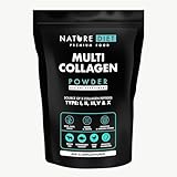 Nature Diet Multi Collagen Pulver Geschmacksneutral - Kollagen Peptide Type: I, II,III, V & X, 400G