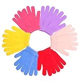 WOFASHPURET 6 Paare Fünf-Finger-Fleece-Handschuhe Fäustlinge Griff Größe klein Winterhandschuhe für thermohandschuhe thermal gloves Kinderhandschuhe Verdickte Fingerhandschuhe Acrylgarn