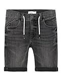 NAME IT Jungen Nkmryan Regular DNM L 6666-ta Jeansshorts, Schwarz, 134 EU