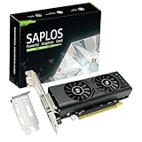 SAPLOS GTX 1050 Grafikkarte für PC, 4GB GDDR5 128-bit, HDMI DisplayPort DVI-D, Computer GPU, Gaming Grafikkarte, PCI Express x16, DirectX 12