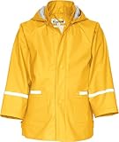 Playshoes Regenjacke Unisex Kinder Wind- und wasserdicht Regenmantel Regenbekleidung, gelb, 116