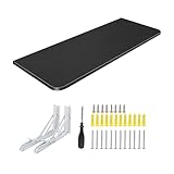 homewell Wandtisch, klappbar, Schreibtisch, Esstisch aus MDF, für begrenzten Platz, Küche, Esszimmer, kleines Schlafzimmer, Loft, 60 x 30 cm (schwarz)