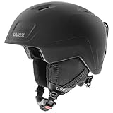 uvex heyya pro - leichter Skihelm für Kinder - individuelle Größenanpassung - optimierte Belüftung - black matt - 54-58 cm