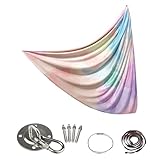 Luftartistik Tuch | Weicher Aerial Yoga Schaukel - Leichtes Dehnbares Hängetuch Für Erwachsene Indoor Outdoor Home Gym Training