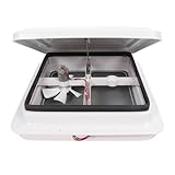 RV -Dachbeatmung Lüfter, Ausgezeichneter Einflussnachweis 340 X 340 Mm Lüftungslüftungslüftungslüftungslüftungswinkel -Widerstandswasser mit Maschenbildschirm für die Yacht