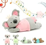 EAQ Spieluhr Baby,Koala-Plüschspielzeug, Baby-Plüschspielzeug für Neugeborene,Baby-Musikspielzeug für Neugeborene, Geschenke für Babys, Geschenke für Neugeborene, Jungen und Mädchen (rosa Koala)