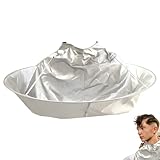 Friseurumhang Haarschneideumhang Wasserdichter Haarschneideumhang Professionelle Faltbare Umhänge für Zuhause Haarschneidestudio Erwachsene und Kinder Haarschneidewerkzeuge, um zu verhindern, dass
