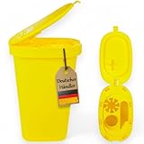 Safebox Entsorgungsbox Kanülen Abwurfbehälter, Kanülenabwurfbehälter, Kanülenbox extra verstärkt, 0,25 Liter