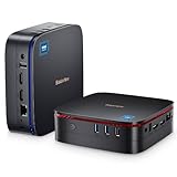 Blackview Mini PC MP60, Windows 11 Pro Mini Computer mit 16GB DDR4 RAM 512GB M.2 SSD. Gen N5095 Desktop, Mini PC Gaming, 4K HD Dual HDMI, Gigabit Ethernet, Schwarz