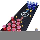 Brettspiele für Erwachsene trinken - Party -Pong -Set, Tabletop fllp Toss | Wettkampf -Alkoholspiel, Beverage Challenge -Kit für College -Crowd -Unterhaltungs -Versammlungs -Clubhaus -Bonding -Momente