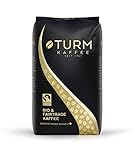 Turm Kaffee - Bio & Fairtrade 1000g | ausgewogene Bohnenkaffee-Mischung für Siebträger & Vollautomat | ganze geröstete Kaffeebohnen | aus 100% Arabica Bohnen