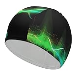 Kreuzfahrtschiff-Badekappe für Damen und Herren, hält das Haar trocken, elastische Badekappen für Erwachsenerutschfeste