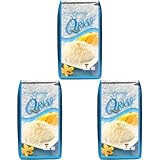 Q RICE Klebreis – Weißer, klebriger Langkornreis – Ideal für die asiatische Küche & für Desserts – 1 x 1 kg (Packung mit 3)