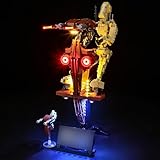 BRIKSMAX Licht für Lego Kampfdroide mit STAP 75428 - Compatible with Star Wars Bausteinen Modell - Ohne Lego Set