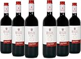 BotteBuona Vino Rosso d‘Italia Italienischer Rotwein mit Waldfrüchtenoten, 11,5 % Vol., Karton mit 6 Flaschen mit jeweils 750 ml