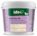 Ida Plus - Bierhefe Bt - 6kg - Futterergänzung für Pferde & Ponys - für glänzendes Fell & kräftige Haut - unterstützt Verdauung & Darmflora - reich an B-Vitaminen, Mineralien & Spurenelemente
