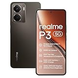 realme P3 5G Smartphone 8 + 256 GB, Snapdragon 6 Gen 4, Akku 5000 mAh, Kamera AI 50 MP, Display AMOLED Esports 120 Hz, NFC, Dual Sim, IP69, Grau