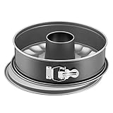 Original Kaiser Inspiration Springform 28 cm rund, Backform mit 2 Böden, Flach- und Rohrboden, Kuchenform antihaftbeschichtet, auslaufsicher, einfaches Verschließen