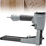 SHENGSHIYU Drucklufttacker 50mm,Kapazität 100 Klammern,Klammerbereich 15-18mm,Passend für 35mm Klammern,Stoßfester Griff,Kraftsparend,Nail Gun für Verpackungslinien (Karton/Kunststoff)