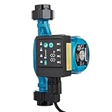 KATSU Warmwasser-Umwälzpumpe Heizungsumwälzpumpe 90W einstellbarer Leistungsmodus für Zentralheizungsanlage und Heizkörpersysteme mit Stecker 151711