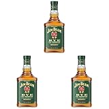 Jim Beam Rye Whiskey | Kentucky Straight Rye Whiskey | würziger Geschmack mit kräftigem Roggenaroma | 40% Vol. | 700ml (Packung mit 3)