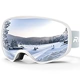 RIOROO Skibrille, Snowboard Brille für Brillenträger Herren Damen Erwachsene Jugendliche Doppel-Objektiv 112% UV-Schutz Kompatibler Helm Anti Fog Skibrillen für Skifahren Motorrad Fahrrad Skaten