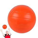 Generisch Soft-Volleyball | Leichter Beachvolleyballball Größe 5 | Lautloser Indoor-Outdoor-Volleyball in Standardgröße, 7,87 Zoll, für Anfänger, Kinder und Erwachsene, hohe Elastizität