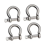 HEALEEP 4Stücke Hufeisenförmige Metall Zum Robuste Stahlfesseln Für Sichere Lastenhebe Und Befestigungsanwendungen