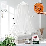 Querfeldein | Moskitonetz Bett - Mückennetz für Doppelbett 180x200 | Outdoor Mosquito net für Camping & Reise | Fliegennetz, Bettvorhang, Mückenschutz für Kinderbett, Balkon oder Terrasse