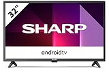 SHARP 32FI6EA Android TV 81 cm (32 Zoll) HD Ready LED Fernseher (Google Assistant) [Energieklasse E]