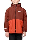 Jack Wolfskin Unisex Kinder Iceland 3in1, Intense Rust, 152 EU