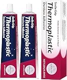 2X Thermoplastischer Zahnprothesenkleber, 28g Haftcreme Extra-super-stark Für Die Dritten, Prothesenkleber Lose Ober- Und Unter, Zur Verbesserung Der Passform Der Prothese