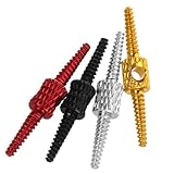 TOYANDONA 4 Stück Teiliges Bremskabel Endkappen aus Langlebigem Material Farblich Sortiert Schwarz Rot Gold Silber Fahrrad Zubehör zur Schutz und Verlängerung von Brems und Schaltzügen für