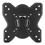 deleyCON Universal TV & Monitor Wandhalterung 17'-47' Zoll (43-119cm) bis 30Kg - Neigbar - bis VESA 200x200mm - Wandabstand nur 37mm - TV Monitor Halterung