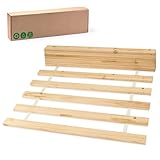 Amazinggirl Lattenrost 70x200cm Rollrost - Basic (14 Latten) - Rolllattenrost Holzlatten Roll Tannenholz Erwachsenen und Kinder-Bett unverstellbar 70 x 200 cm