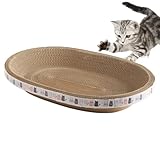 Katzenbett mit Kratzbox für Katzen, Kratzbaum für Katzen, aus Pappe, Kratzspielzeug für Katzen, Trainingsspielzeug für Sofa, Boden, Vorhänge, Matratzenschutz